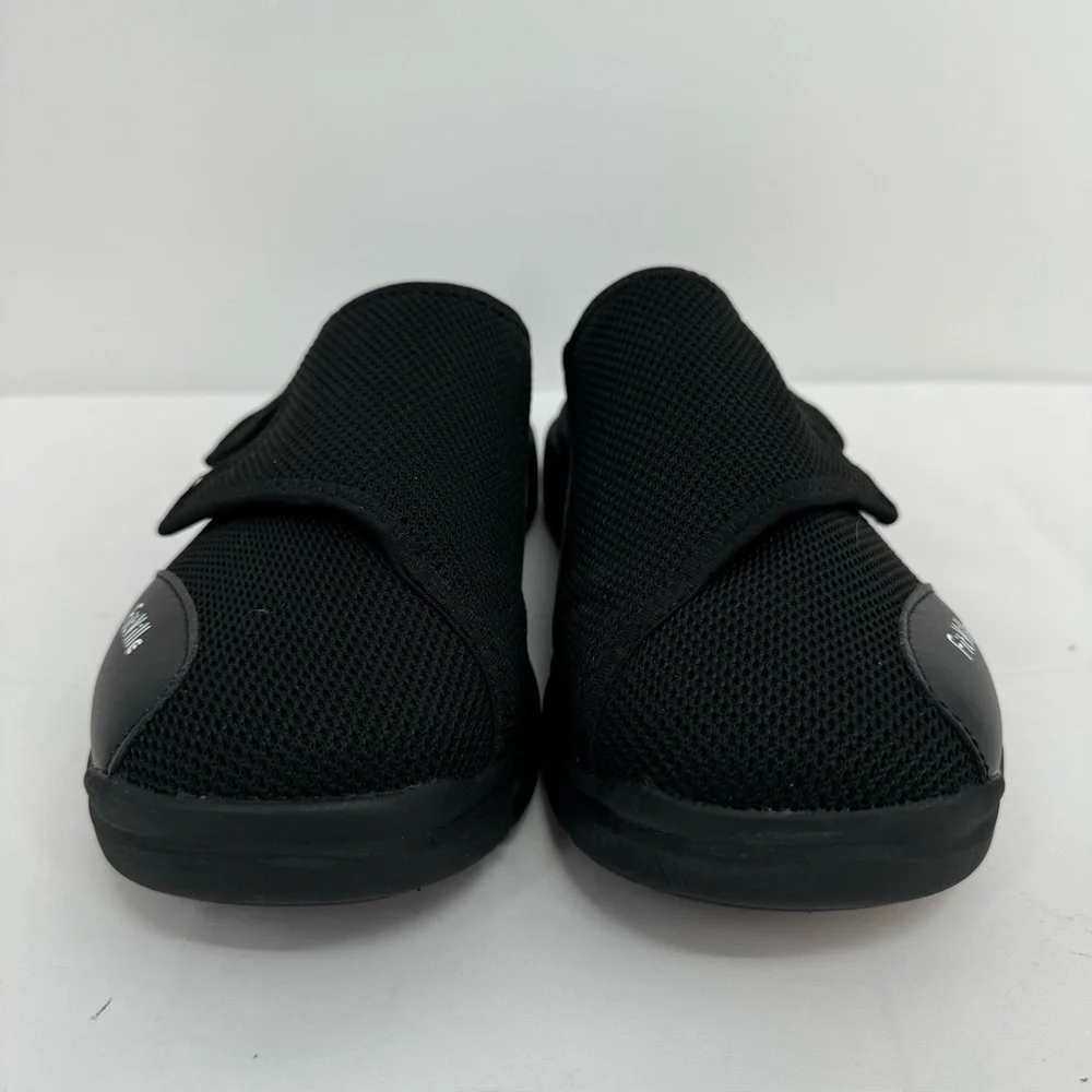 FitVille Men's 9 Diabetic Shoes Slip-On Adjustable Clogs Mules for Swollen Feet